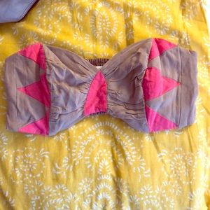 Bcbg Bustier! Size small. Nude and pink